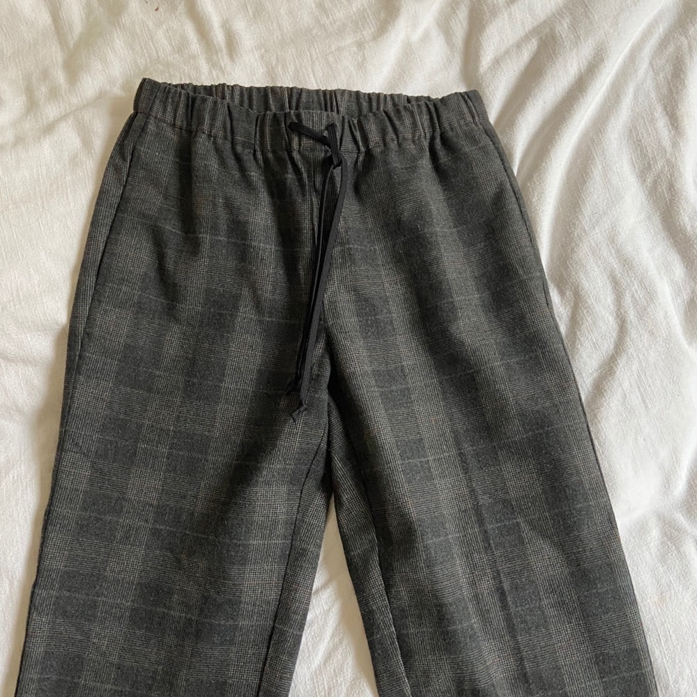 PLAID ARITZIA PANTS
